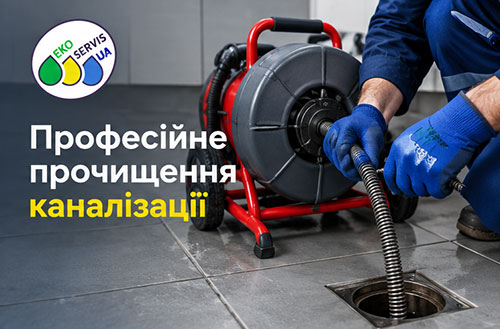 Терміново прочистити каналізацію в Києві